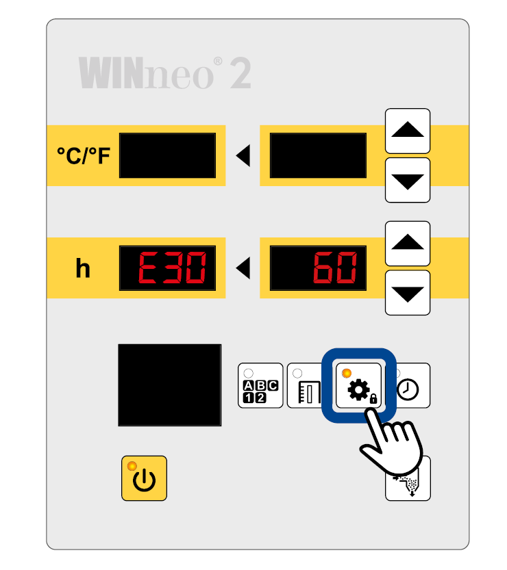 WINneo2 control panel Conveying control